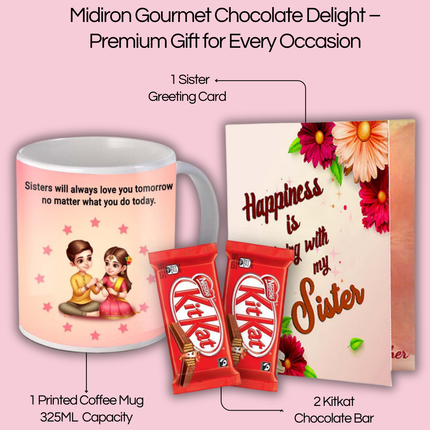 Raksha Bandhan Gift for Sister from Brother – Best Birthday Gift Idea – Unique Return Surprise for Bhai Dooj