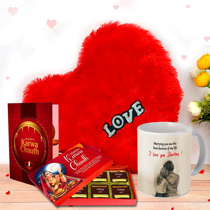Karwa Chauth Special Gift Ideas - Romantic Chocolate Celebration Gifts, Karwa Chauth Love Surprise