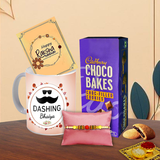 Raksha Bandhan Gift For Brother – Rakhi For Brother Gift, Rakhi Hampers For Brother, Rakhi Combo Gift For Brother