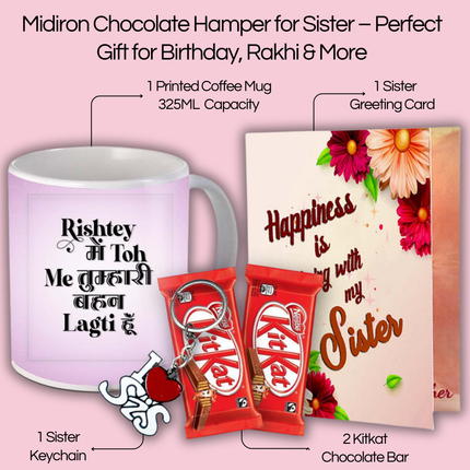 Raksha Bandhan Return Gift for Sister – Unique Bhai Dooj Present – Best Birthday Gift Idea from Brother