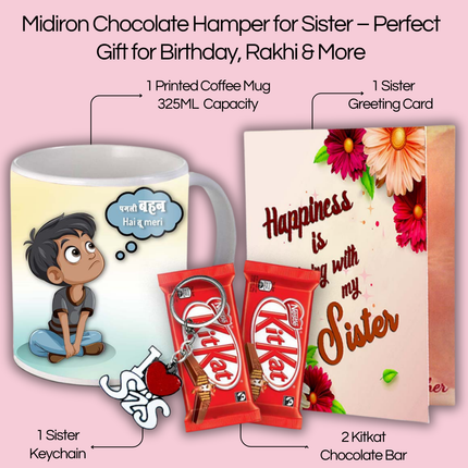 Rakhi Gift for Sister from Brother – Best Return Gift Idea – Unique Bhai Dooj and Birthday Surprise