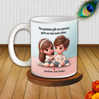 Sister-themed printed mug with playful typography, ideal for gifting on birthdays, Raksha Bandhan, or just because.