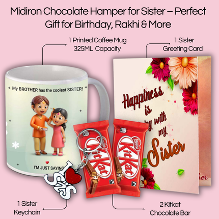 Best Rakhi Gifts for Sister - Raksha Bandhan Gifts for Sister Online - Rakhi Gift Hampers for Sister