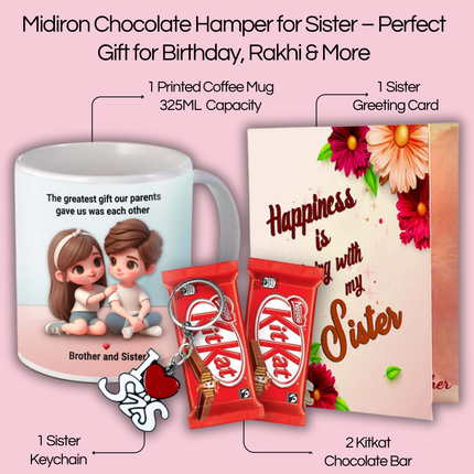 Raksha Bandhan Gifts for Sister - Best Rakhi Hampers for Girls, Memorable Gifts for Sister on Rakhi