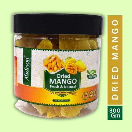 Dried Mango Slice, Fresh & Natural Dehydrated Mango Slice (300g) Mango - Midiron