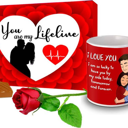 Gift For Girlfriend, Wife, Boyfriend, Husband and Someone Special On Birthday, Valentine's Day, Anniversary and Special Occasion Plastic, Ceramic Gift Box  (Multicolor)