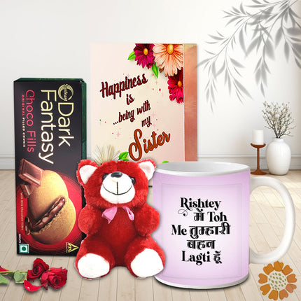 Perfect Rakhi Surprise For Sister - Emotional Rakhi gift, Thoughtful Rakhi present, Heartfelt gift for sister