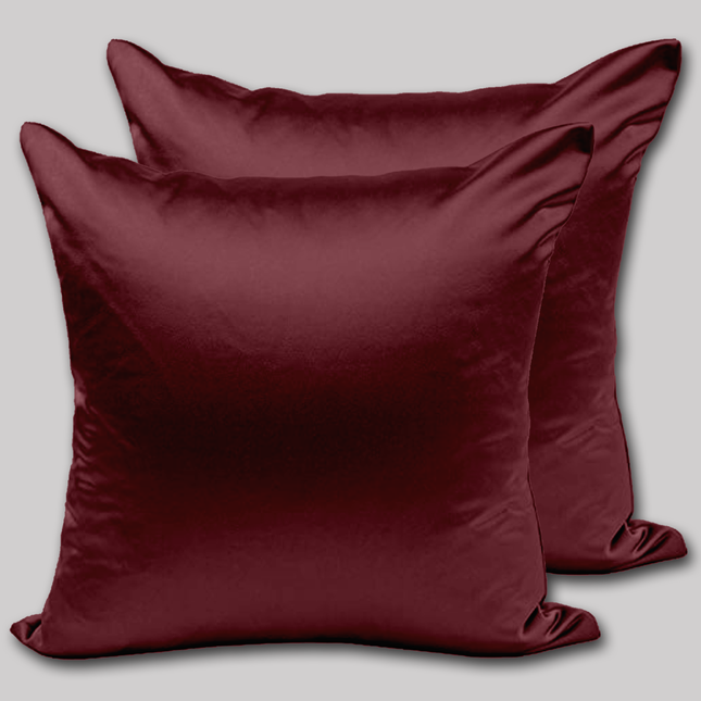Luxury Satin Silk Cushion case – Cooling, Breathable, Frizz-Control Cushion Cover for Healthy Sleep