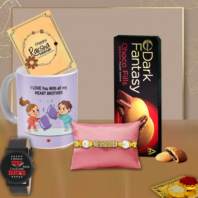 Rakhi Hampers For Brother – Rakhi Gift Combo For Brother, Rakhi Gift Set For Brother, Rakhi For Brother Combo