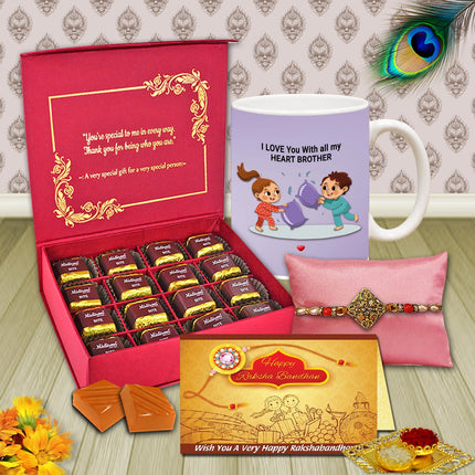 Rakhi Celebration Kit For Brother's - Rakhi for brother, Rakhi Gift for bhaiya, Rakhi for kid brother