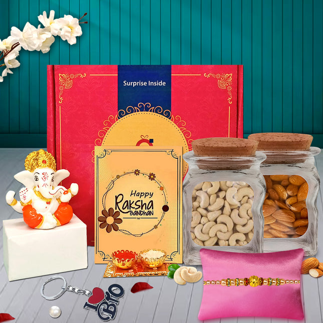 Sweet Rakhi Surprise
Rakshabandhan Rakhi
Raksha Bond Gift Hamper
Raksha Bandhan Sweet Treats
Raksha Bandhan Presents Online