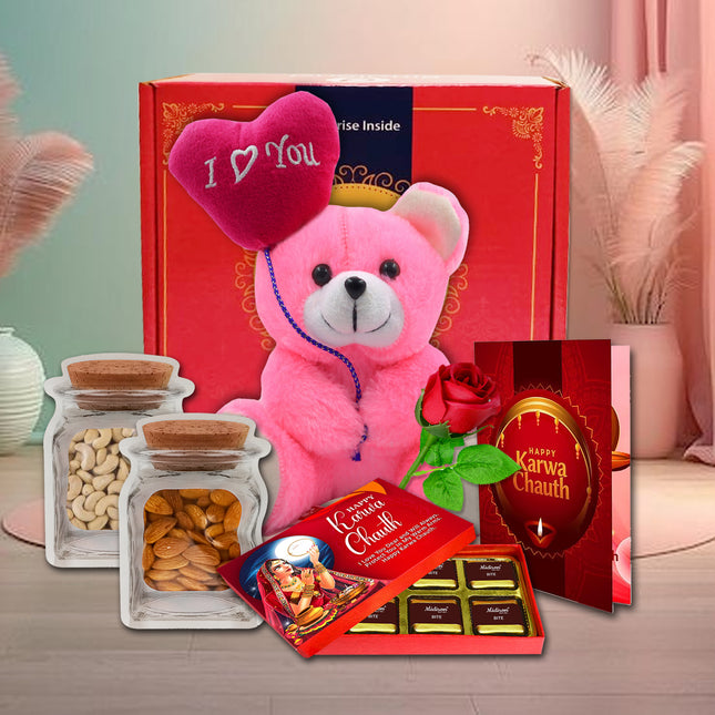 Karwa Chauth Gift Box For Wife – Unique Gifts For Wife, Thoughtful Gifts For Wife To Show Endless Love
