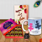 Sister-themed coffee mug with colorful printed design and affectionate message, ideal for gifting moments of love.