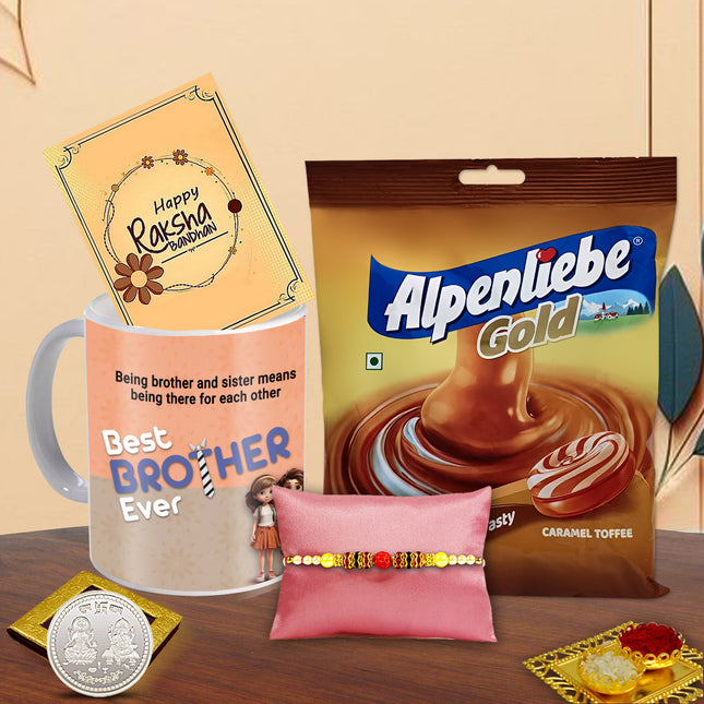 Rakhi Combo Surprise For Brother – Rakhi Gift Set For Brother, Best Rakhi Gift Brother, Rakhi Gift Pack For Brother