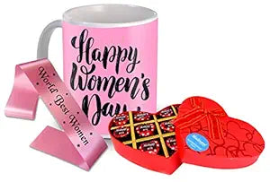 Women’s Day Gift Set
Chocolate and Mug Combo
Elegant Women’s Day Sash
Empowering Gift for Women
Thoughtful Present for Her