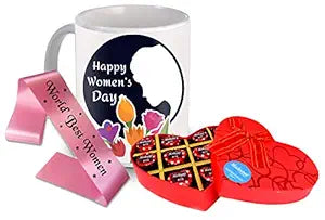 Women’s Day Gift Set
Chocolate and Mug Combo
Elegant Women’s Day Sash
Empowering Gift for Women
Thoughtful Present for Her