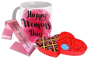 Women’s Day Gift Set
Chocolate and Mug Combo
Elegant Women’s Day Sash
Empowering Gift for Women
Thoughtful Present for Her