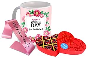 Women’s Day Gift Set
Chocolate and Mug Combo
Elegant Women’s Day Sash
Empowering Gift for Women
Thoughtful Present for Her