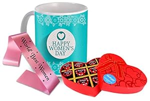 Women’s Day Gift Set
Chocolate and Mug Combo
Elegant Women’s Day Sash