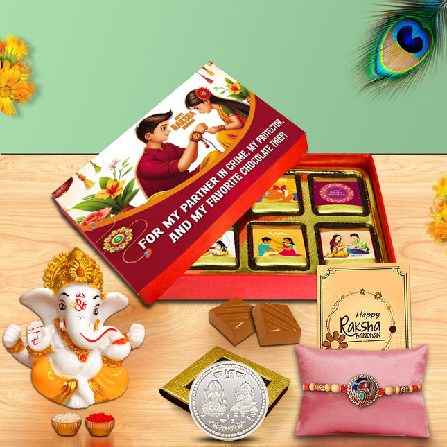 Raksha Bandhan Gift For Brother – Rakhi For Brother Online, Rakhi Gift Pack For Brother, Rakhi Gift Hampers For Brother