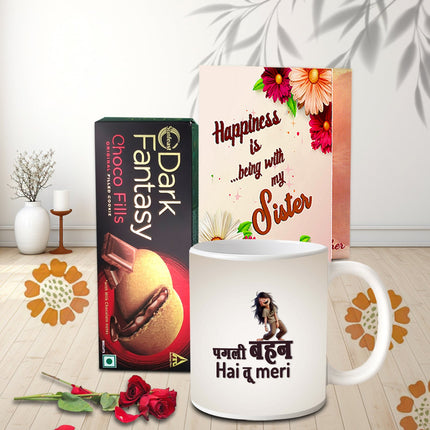 Sister  Rakhi Celebration Combo - Thoughtful Rakhi present, Heartfelt gift for sister, Gift for sister from brother
