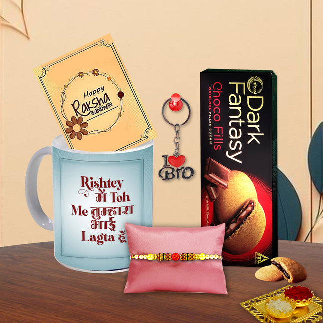 Rakhi Gift Set For Brother – Rakhi Hampers For Brother, Rakhi For Brother Gift, Raksha Bandhan Gift For Brother