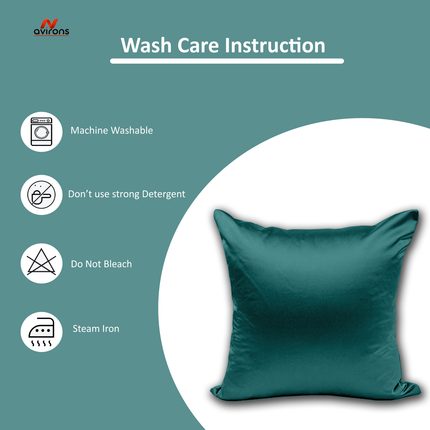 Satin Silk Cushion case – Wrinkle-Resistant, Cooling Cushion Cover for Hair & Skin Protection-16x16 Inch