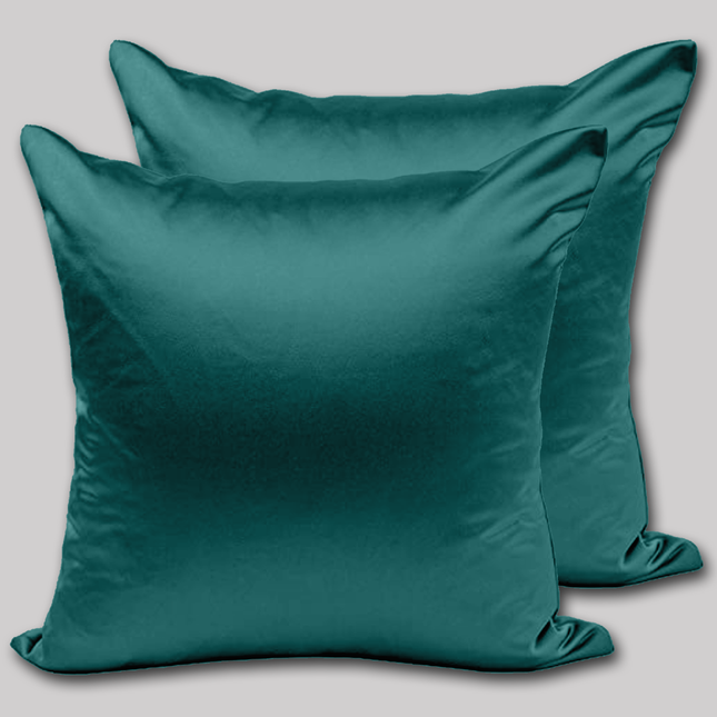 Satin Silk Cushion case – Wrinkle-Resistant, Cooling Cushion Cover for Hair & Skin Protection-16x16 Inch