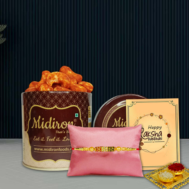 Raksha Bandhan Gift For Brother – Rakhi Gift Hamper For Elder Brother, Thoughtful Rakhi Sets For Brother, Rakhi Pack For Married Brother