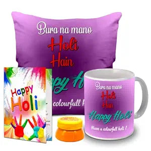 Holi Hamper Gift Box, Festival Gift Combo - Premium Gift Hamper for Holi