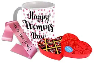 Women’s Day Gift Set
Chocolate and Mug Combo
Elegant Women’s Day Sash