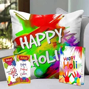 Holi Gift Hamper for Holi Festival, Chocolate Bar Gift, Holi Combo Gift with Handmade Chocolate