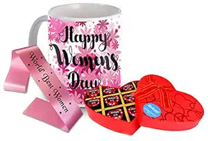 Women’s Day Gift Set
Chocolate and Mug Combo
Elegant Women’s Day Sash