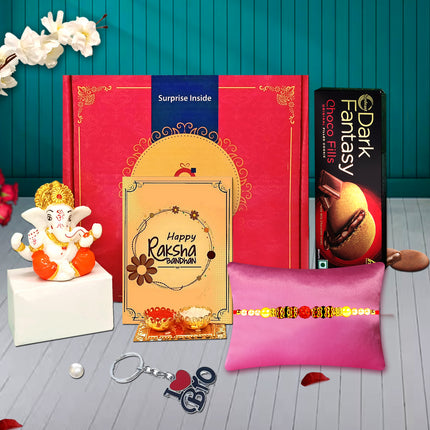Rakhi Gift Box For Brother - Raksha Bandhan Gift Box, Rakhi Combo Gift, Gift Hamper For Brother