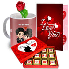 Romantic Gift| Gifts for Girlfriend/Boyfriend, Husband/Wife, fiancé/Fiancée| Unique Gift For Birthday, Anniversary, Valentine day| Chocolate Box, Mug & Love Card - Midiron