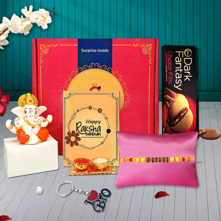 Rakhi Gift Box For Brother - Raksha Bandhan Gift Box, Rakhi Combo Gift, Gift Hamper For Brother