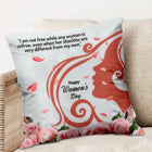 Empowering gift for women’s celebration
Decorative cushion for home décor