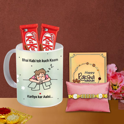 Premium Rakhi Gift Hamper For Brother - Rakhi gift box, Rakhi gift hamper, Rakhi return gift for sister