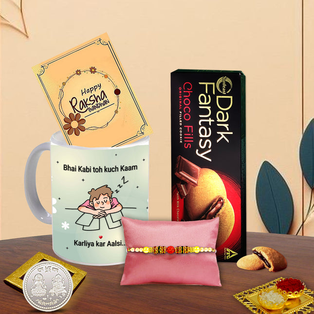 Rakhi Set For Brother – Rakhi Gift Hampers For Brother, Rakhi Gift Pack For Brother, Rakhi For Brother Combo