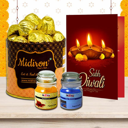 Diwali Chocolate Gift Hamper- Luxury Diwali Hampers, Sweet Festival Treats, Best Diwali Gift Ideas for Family and Friends