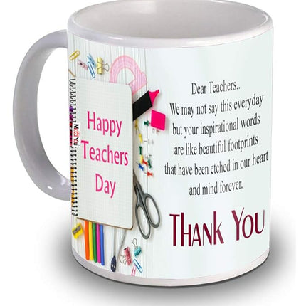 Inspirational Teacher Coffee Mug - Ideal Gift for Educator, Stylish Teacher Day Keepsake