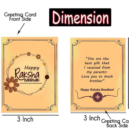 Rakshabandhan Combo Gift for Brother – Charming Rakhi & Chocolates for a Joyful Celebration