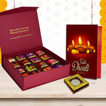 Premium Diwali Chocolate Boxes - Elegant Festival Hampers, Luxury Chocolates for Family and Friends, Order Online
