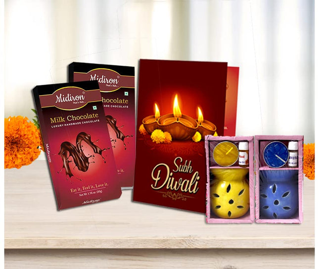 Diwali Chocolate Gift Hampers - Premium Assorted Chocolates, Sweet Festival Gifts for Family and Friends
