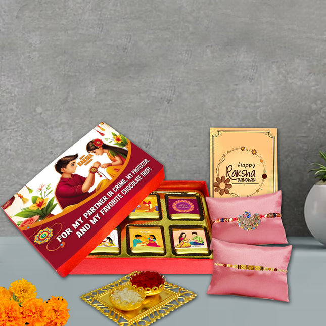 Rakhi Gift Pack For Brother – Rakhi Set For Brother, Rakhi Gift Hampers For Brother, Raksha Bandhan Gift Ideas For Brother