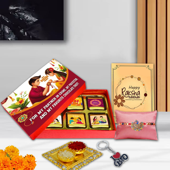 Rakhi Gift Combo For Brother – Raksha Bandhan Surprise For Brother, Special Rakhi Gift Pack