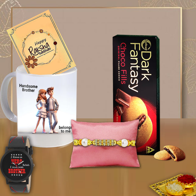 Raksha Bandhan Gift For Brother – Rakhi Hamper For Brother, Rakhi Surprise For Brother, Rakhi Gift Pack For Brother