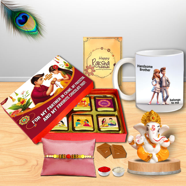 Gift Hamper For Bhaiya – Raksha Bandhan Rakhi Combo Gift To Strengthen Brother Sister Bond On Festive Day