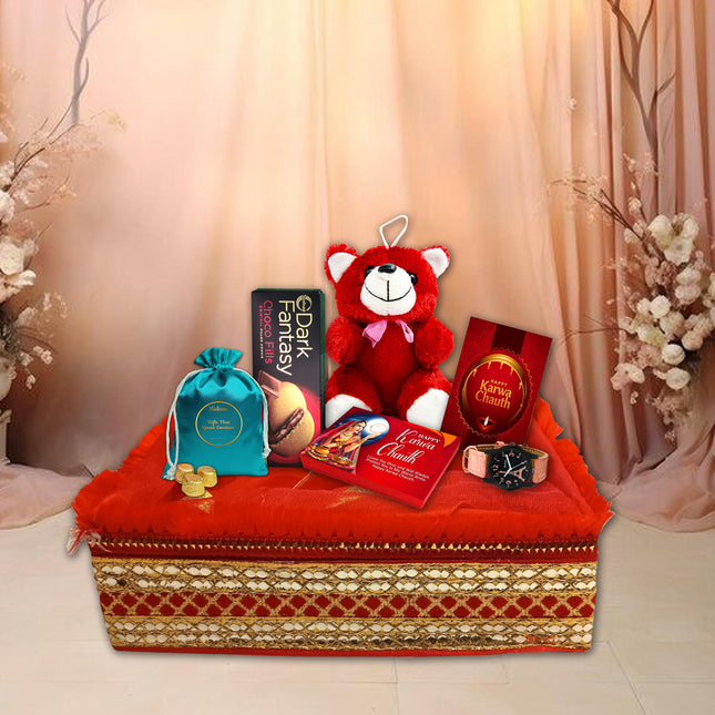 Karwa Chauth Gift for Wife - Karwa Chauth Special Hamper, Karwa Chauth Gift for Marriage