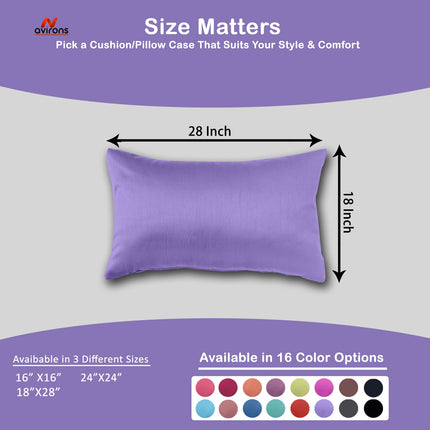 Satin Silk Pillowcase 18x28 Inch – Soft, Cooling, Wrinkle-Resistant Pillow Cover for Hair & Skin, Hypoallergenic